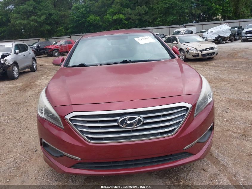 2016 Hyundai Sonata Se VIN: 5NPE24AFXGH424650 Lot: 42192639