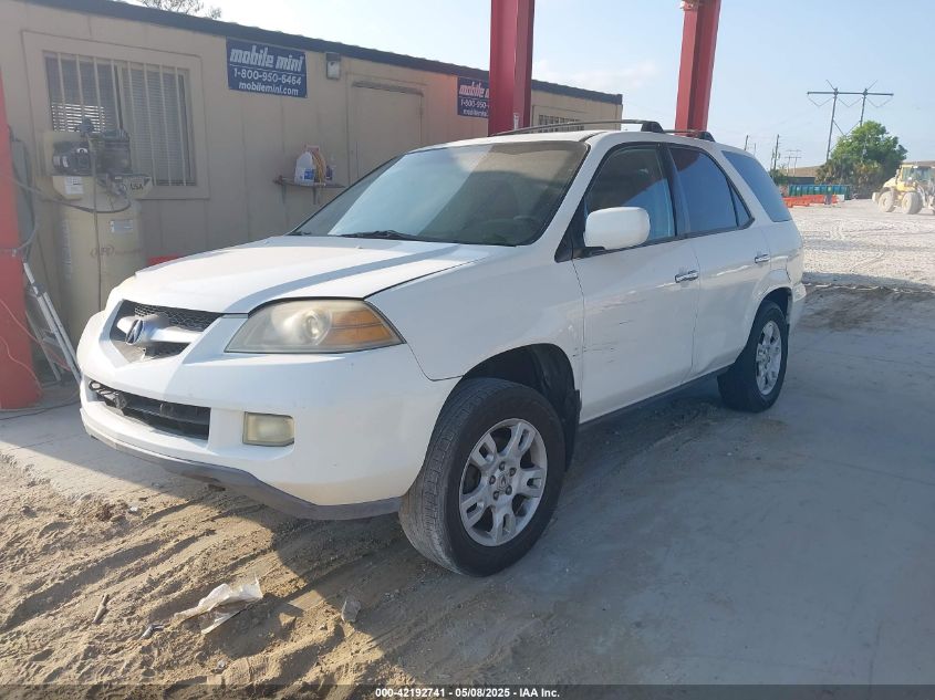2004 Acura Mdx Touring white suv gasoline HNYD188748516150 photo #3