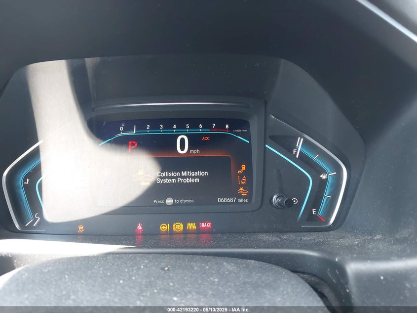 2019 HONDA ODYSSEY VIN: 5FNRL6H7XKB003589