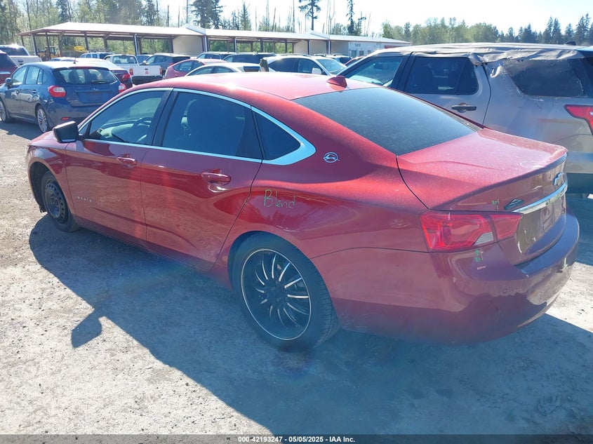 2014 CHEVROLET IMPALA VIN: 2G1135SR5E9192865