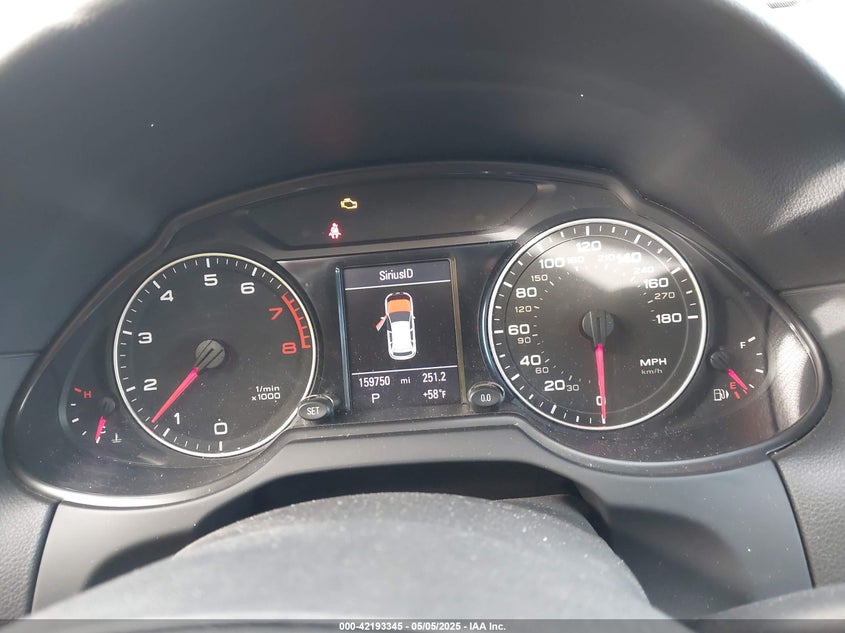 2012 AUDI Q5 VIN: WA1DKAFP3CA036893