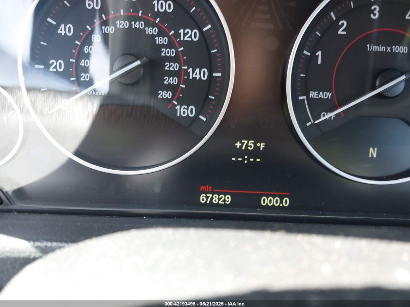 2013 BMW 3 Series 328I xDrive VIN: WBA3B3C57DF539277 Lot: 42193495