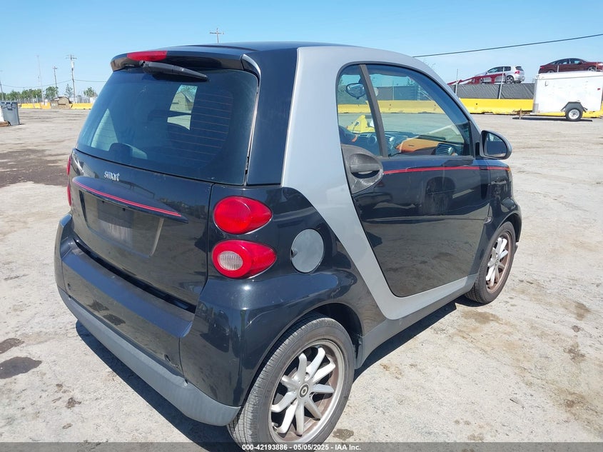2008 SMART FORTWO VIN: WMEEJ31X78K180398