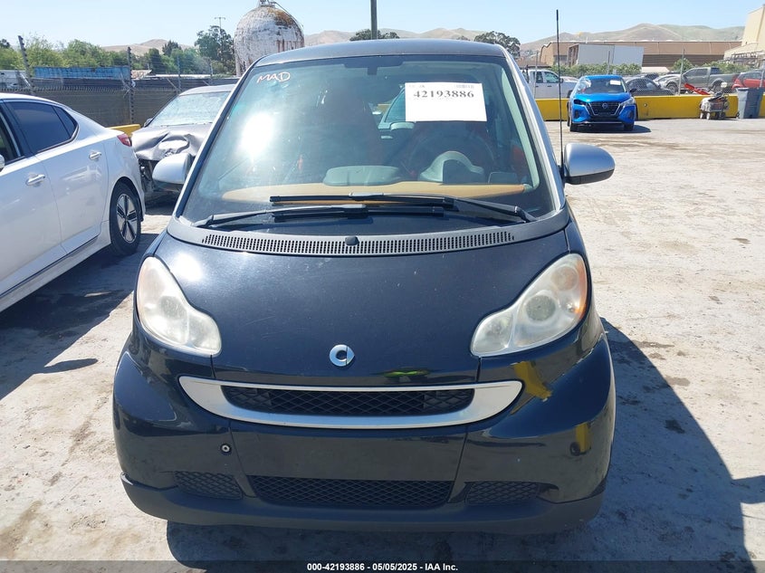 2008 SMART FORTWO VIN: WMEEJ31X78K180398