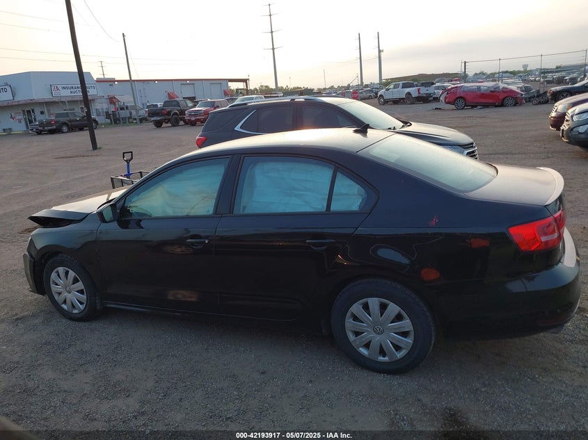 2015 VOLKSWAGEN JETTA 2.0L S - 3VW2K7AJ8FM406923