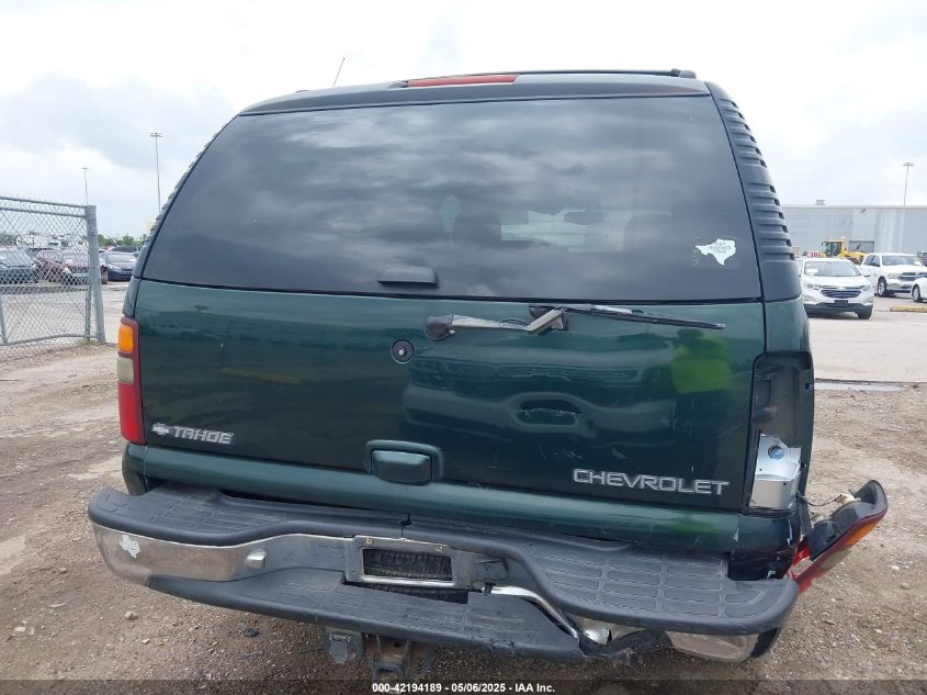 2001 Chevrolet Tahoe Lt VIN: 1GNEC13T41J155145 Lot: 42194189