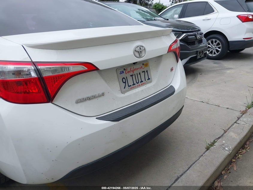 2015 TOYOTA COROLLA S PLUS - 5YFBURHE5FP325713