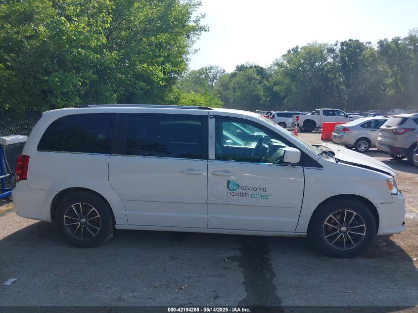 2017 Dodge Grand Caravan Sxt VIN: 2C4RDGCG1HR867700 Lot: 42194285