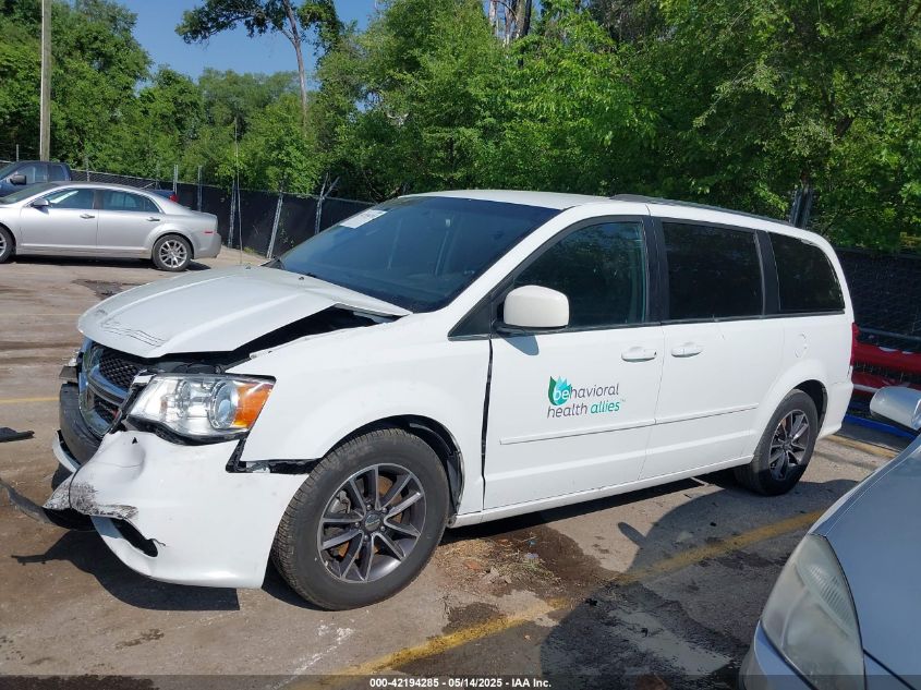 2017 Dodge Grand Caravan Sxt VIN: 2C4RDGCG1HR867700 Lot: 42194285