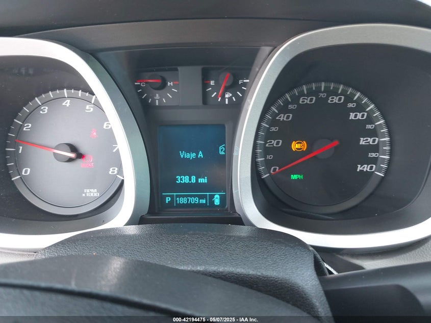 2012 CHEVROLET EQUINOX VIN: 2GNALFEK5C1178348