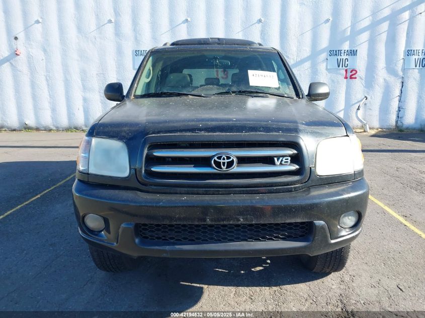 2001 Toyota Sequoia Limited V8 VIN: 5TDBT48A61S002287 Lot: 42194532
