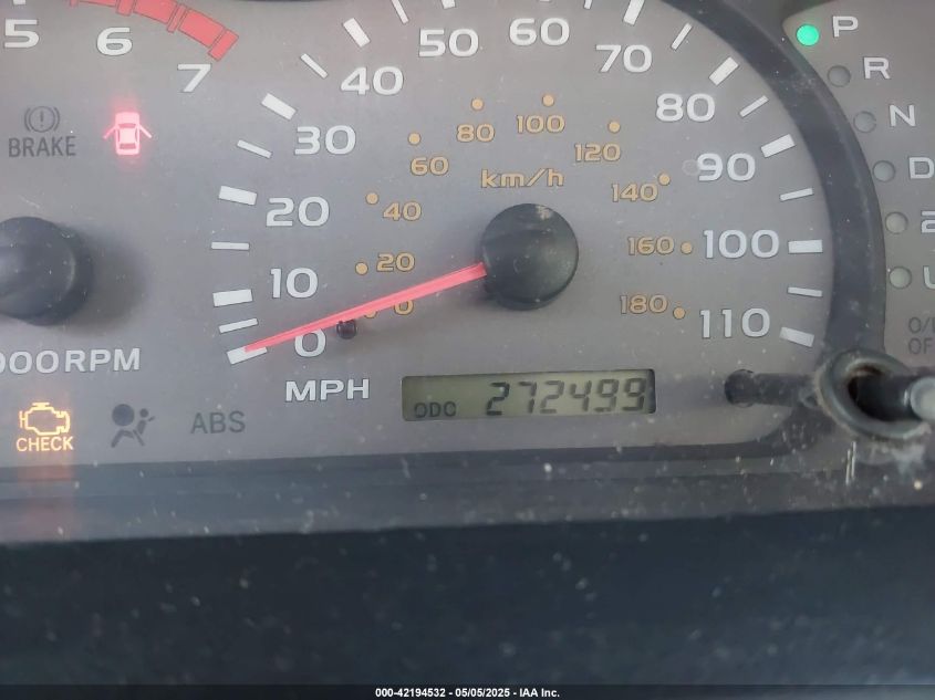 2001 Toyota Sequoia Limited V8 VIN: 5TDBT48A61S002287 Lot: 42194532