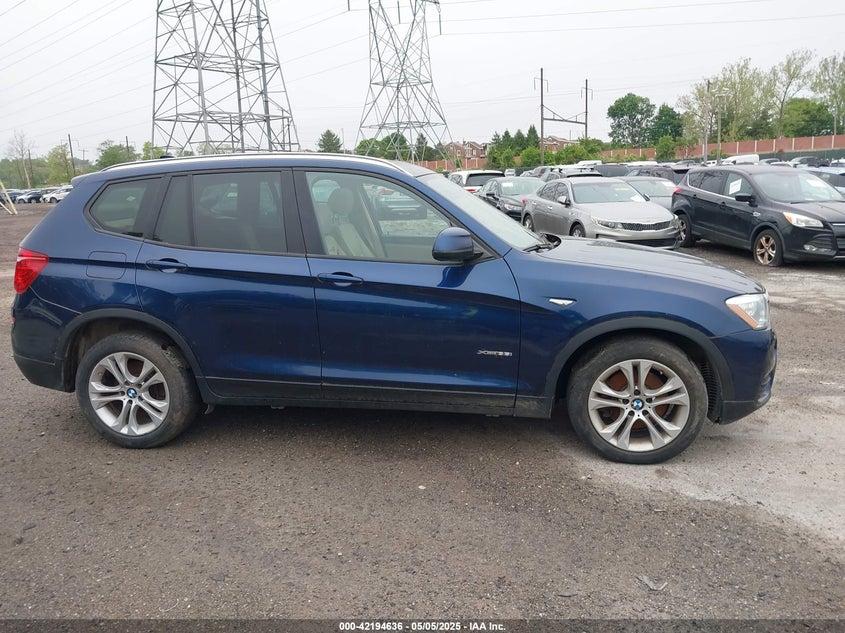 2015 BMW X3 VIN: 5UXWX7C54F0K34574