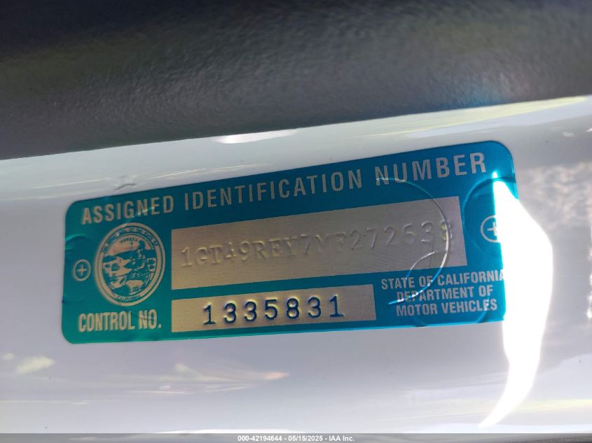 2021 GMC Sierra - 1GT49REY7MF272638