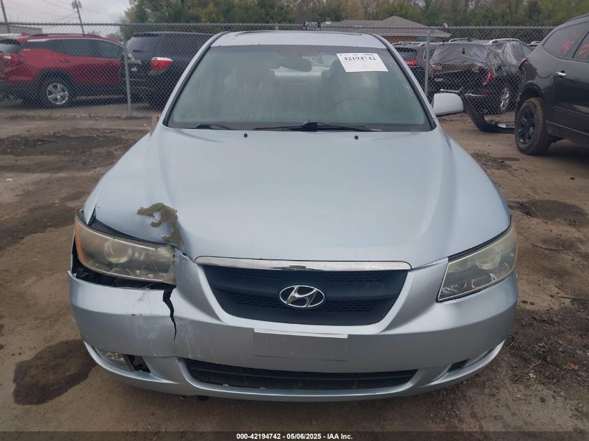 2006 Hyundai Sonata Gls V6/Lx V6 VIN: 5NPEU46FX6H069139 Lot: 42194742