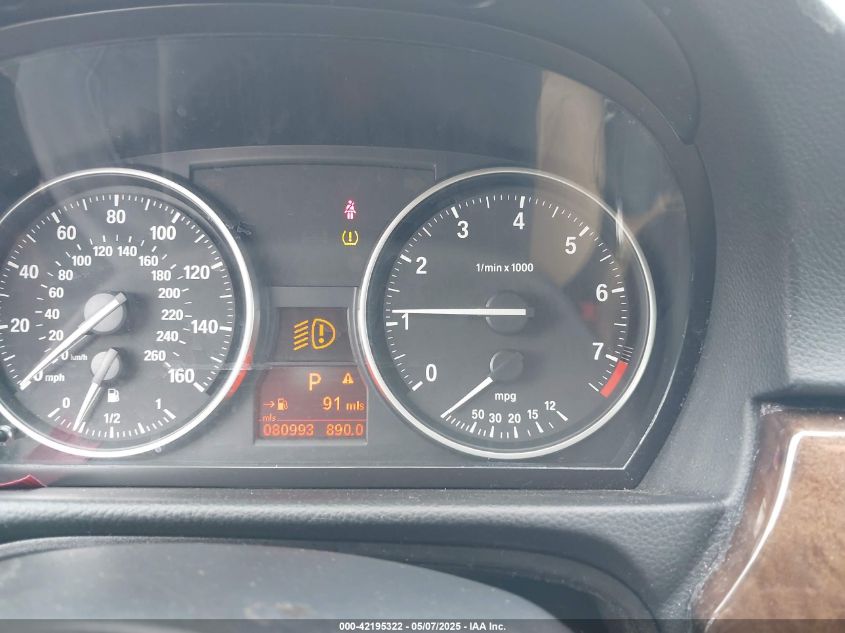 2009 BMW 328I VIN: WBAPH53549A437449 Lot: 42195322