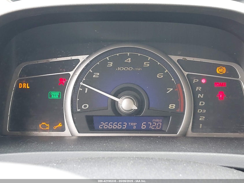 2007 HONDA CIVIC VIN: JHMFA16567S007208