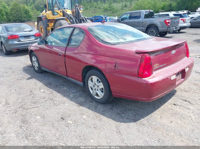 2006 CHEVROLET MONTE CARLO VIN: 2G1WJ15K369383673