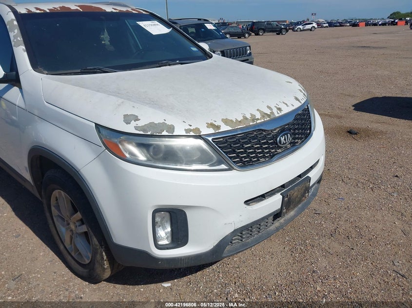 2015 Kia Sorento Lx VIN: 5XYKT4A6XFJ654663 Lot: 42196806