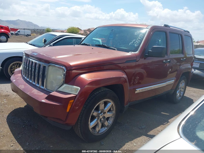 2008 JEEP LIBERTY VIN: 1J8GP58K98W200759