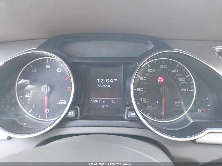 2009 Audi A5 3.2L VIN: WAUDK78T09A016755 Lot: 42197401