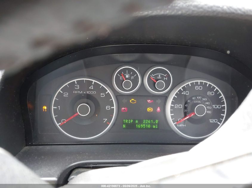 2009 Ford Fusion Sel VIN: 3FAHP08189R201627 Lot: 42198573