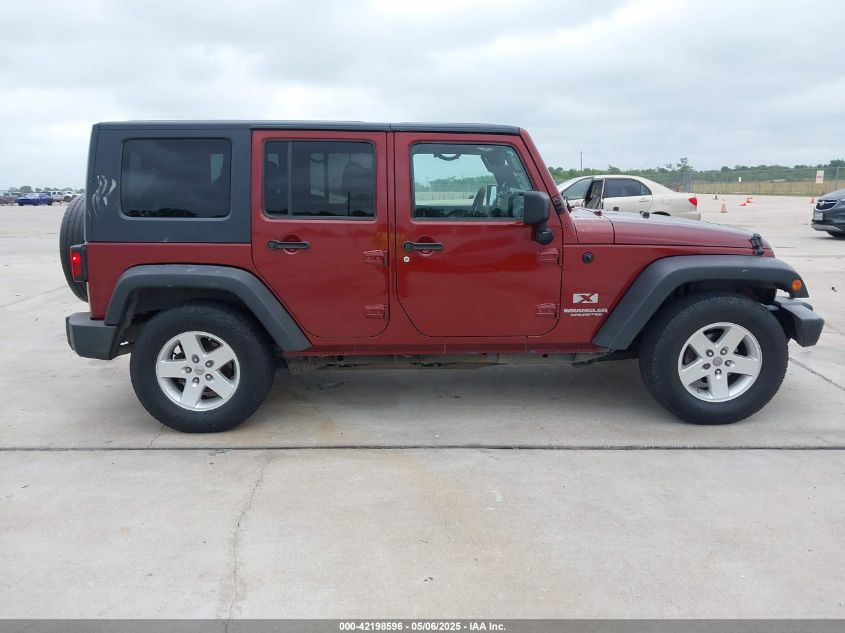 2009 Jeep Wrangler Unlimited X VIN: 1J4GB39159L781190 Lot: 42198596
