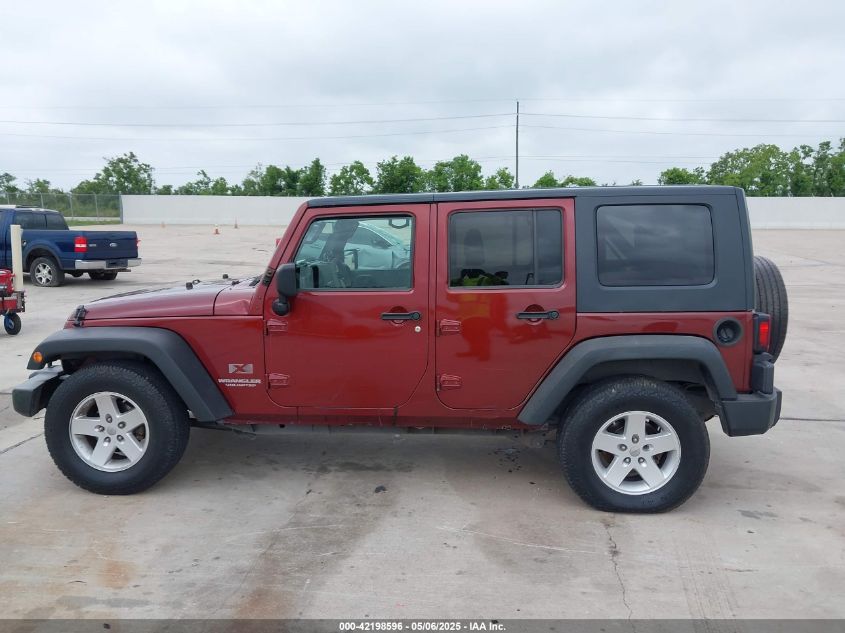 2009 Jeep Wrangler Unlimited X VIN: 1J4GB39159L781190 Lot: 42198596