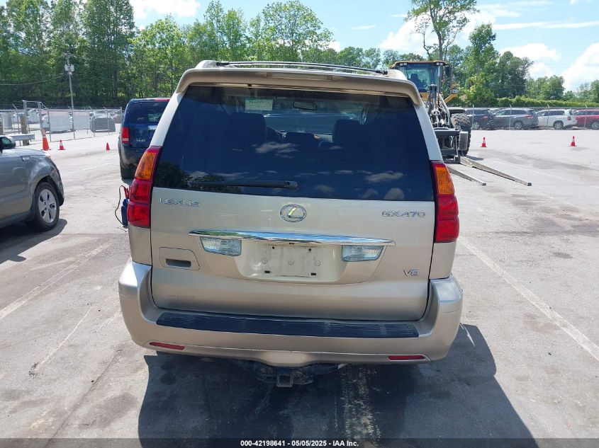 2007 Lexus Gx 470 VIN: JTJBT20X070132479 Lot: 42198641