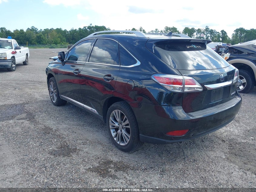 2013 LEXUS RX 450H auction photo 3