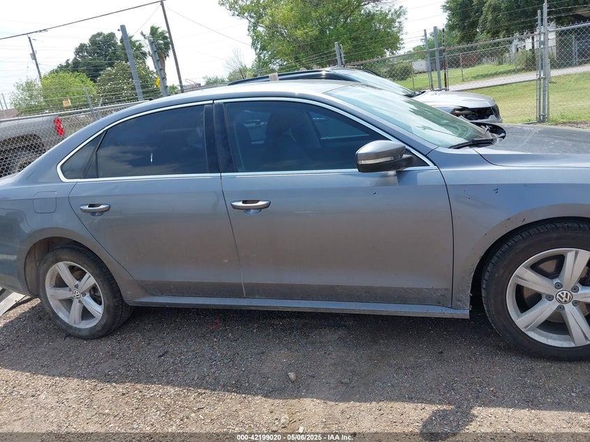 2013 VOLKSWAGEN PASSAT VIN: 1VWBH7A32DC011750