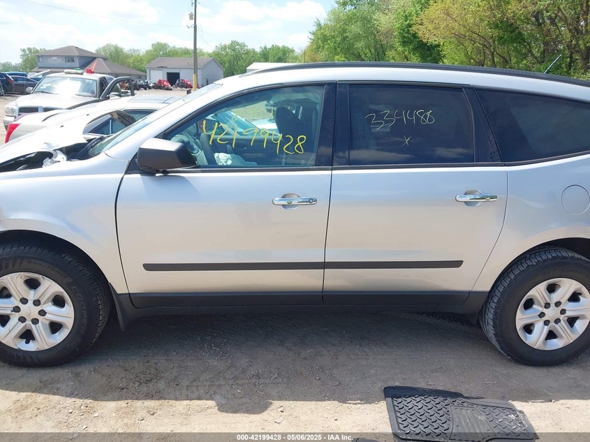 2014 Chevrolet Traverse Ls VIN: 1GNKVFED1EJ334488 Lot: 42199428