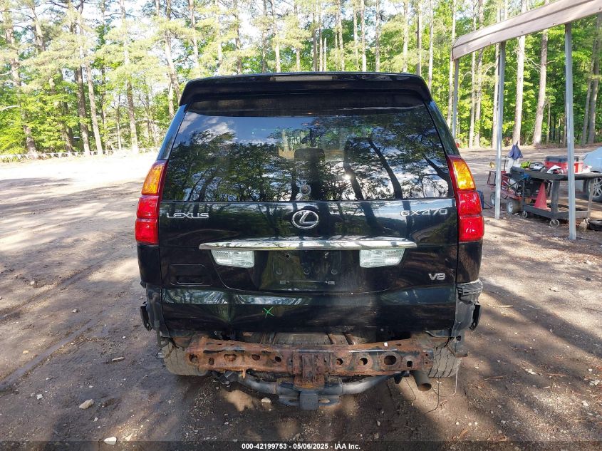 2007 Lexus Gx 470 VIN: JTJBT20X470140598 Lot: 42199753