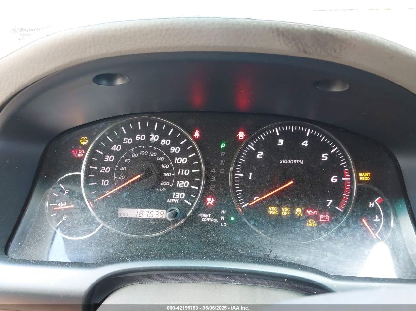 2007 Lexus Gx 470 VIN: JTJBT20X470140598 Lot: 42199753