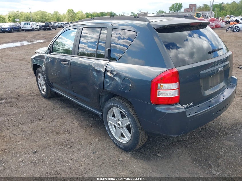 2007 Jeep Compass Sport blue other gasoline 1J8FT47WX7D390300 photo #4