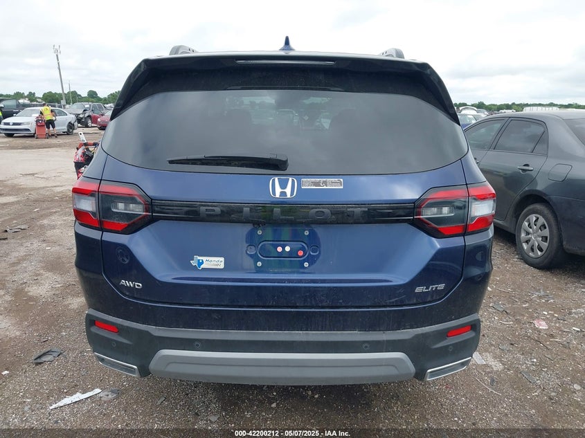 2025 HONDA PILOT VIN: 5FNYG1H87SB025397