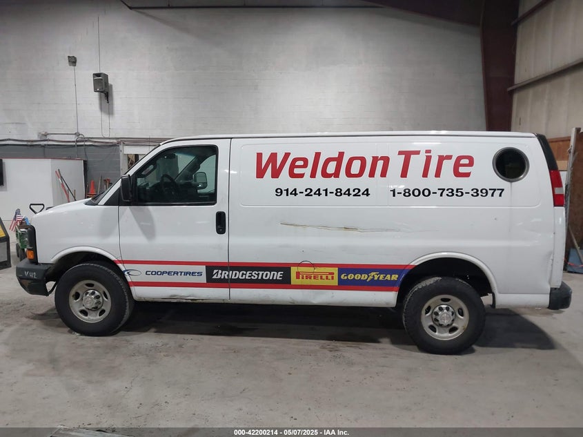2017 CHEVROLET EXPRESS G2500 VIN: 1GCWGAFF7H1130810