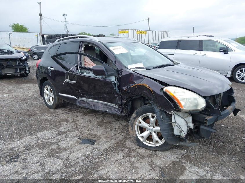 2011 Nissan Rogue Sv VIN: JN8AS5MV7BW266654 Lot: 42200453