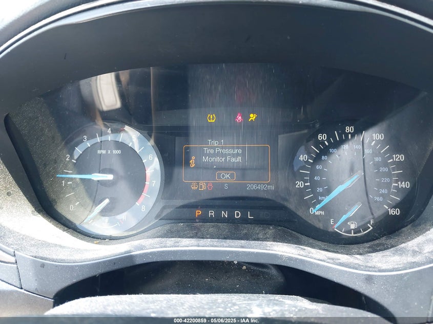 2017 FORD FUSION VIN: 3FA6P0H7XHR164901