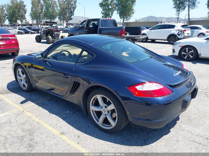 2007 PORSCHE CAYMAN VIN: WP0AA29837U762585