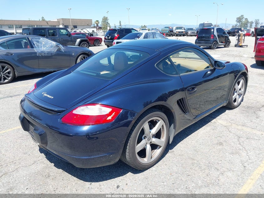 2007 PORSCHE CAYMAN VIN: WP0AA29837U762585