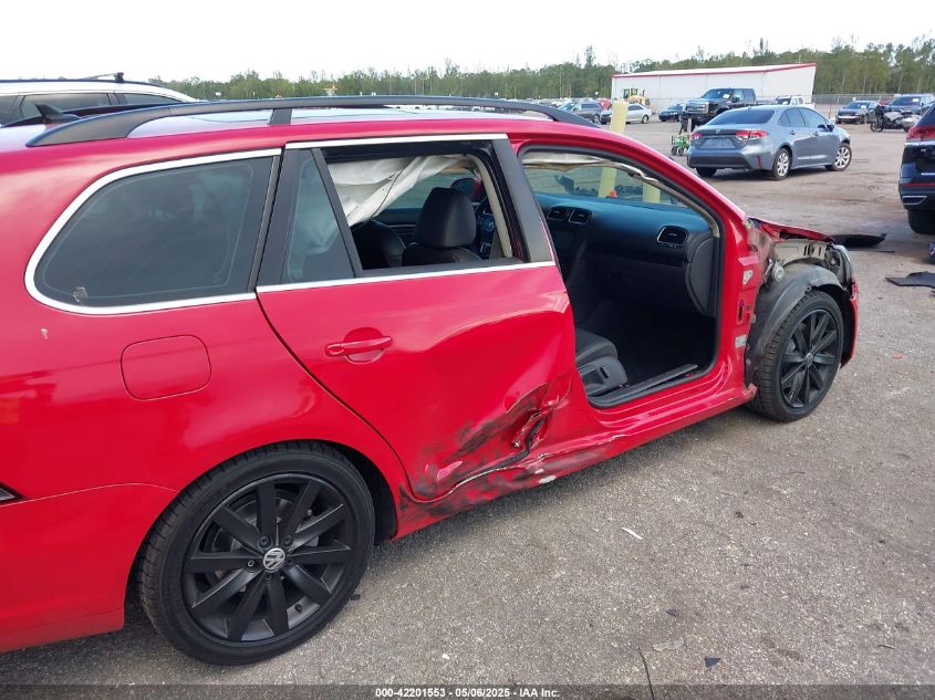 2013 Volkswagen Jetta Sportwagen 2.0L Tdi VIN: 3VWPL7AJ6DM621068 Lot: 42201553