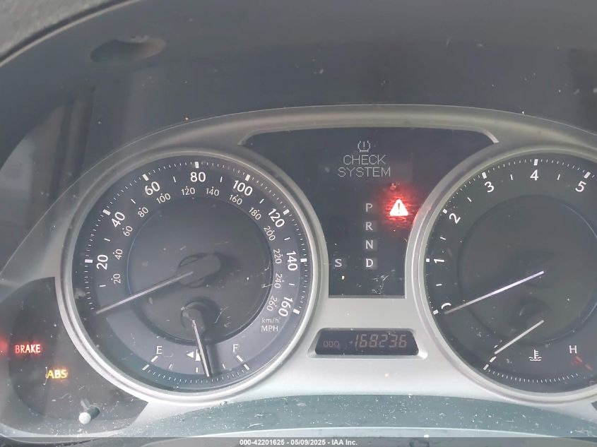 2007 Lexus Is 250 VIN: JTHCK262772016186 Lot: 42201625