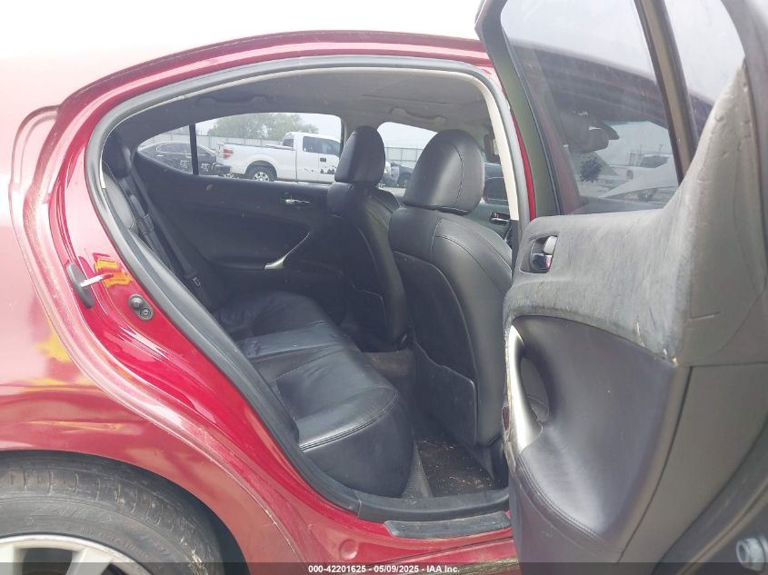 2007 Lexus Is 250 VIN: JTHCK262772016186 Lot: 42201625