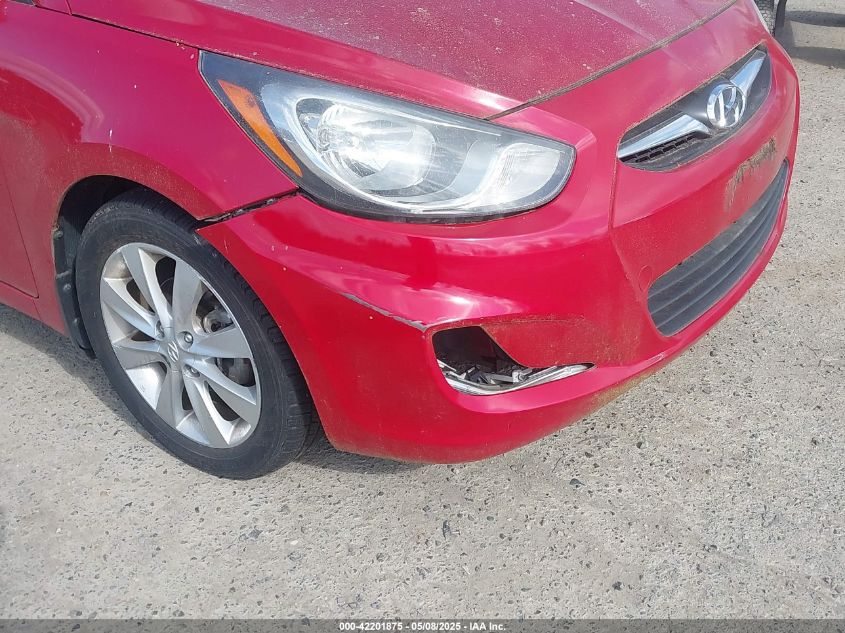 2013 Hyundai Accent Se VIN: KMHCU5AE2DU092294 Lot: 42201875