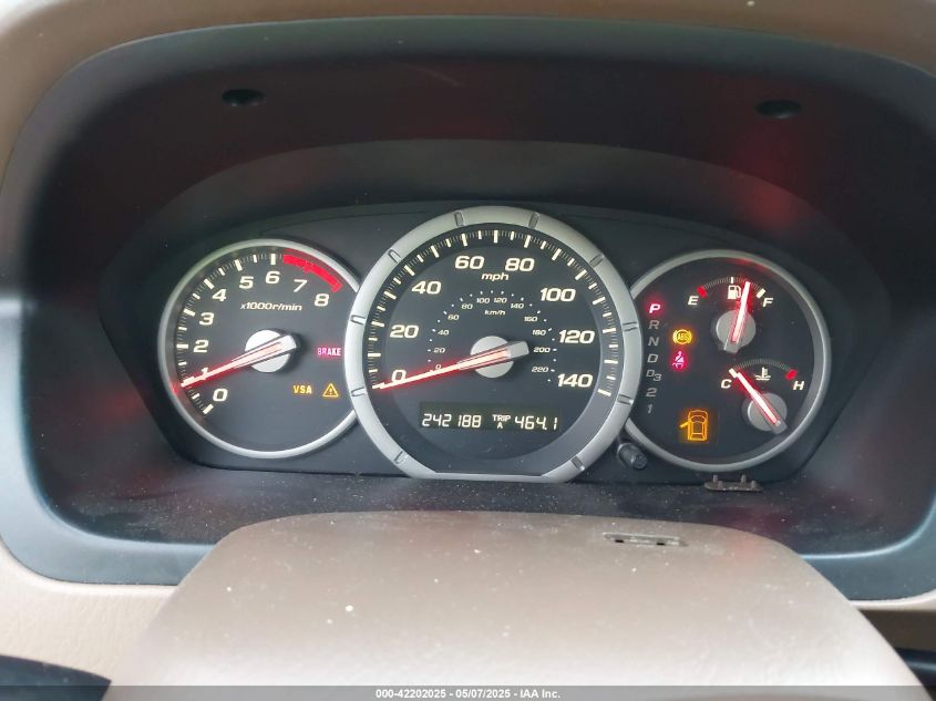 2006 Honda Pilot Ex-L VIN: 5FNYF18506B010075 Lot: 42202025