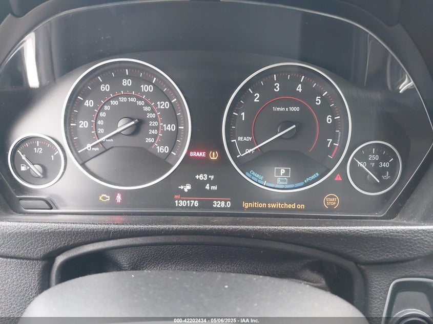 2017 BMW 330E IPERFORMANCE - WBA8E1C31HA156762