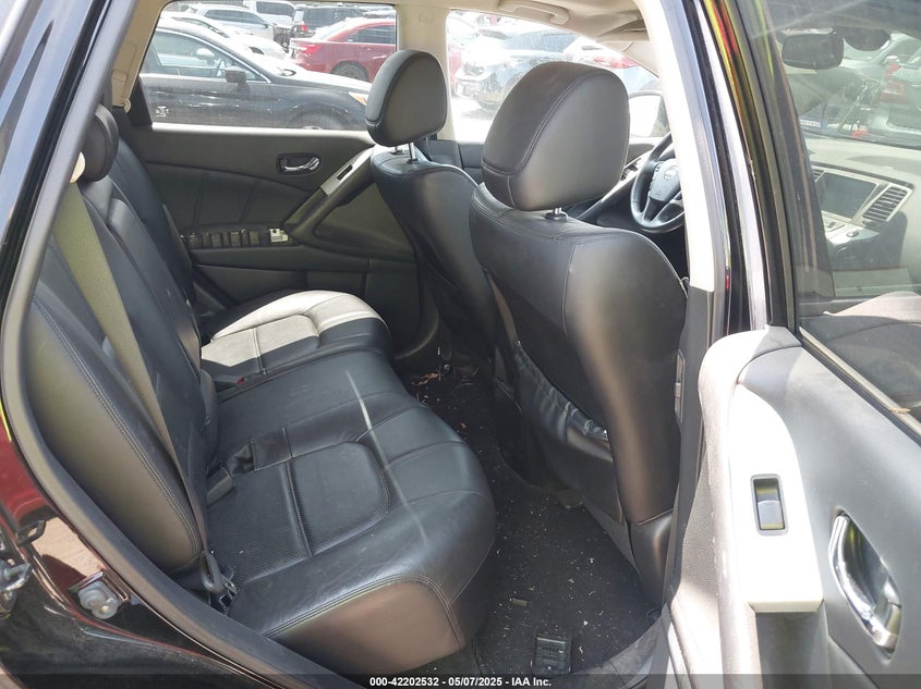 2011 NISSAN MURANO VIN: JN8AZ1MW3BW156312