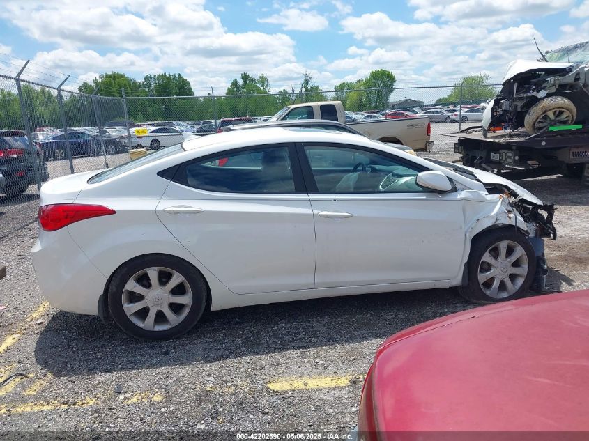 2012 Hyundai Elantra Limited VIN: 5NPDH4AE8CH130966 Lot: 42202590