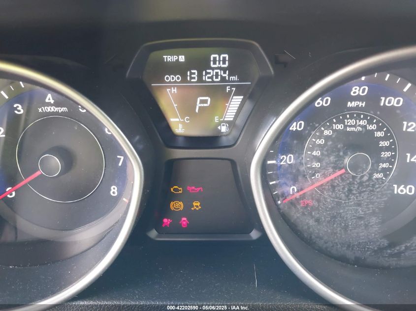 2012 Hyundai Elantra Limited VIN: 5NPDH4AE8CH130966 Lot: 42202590